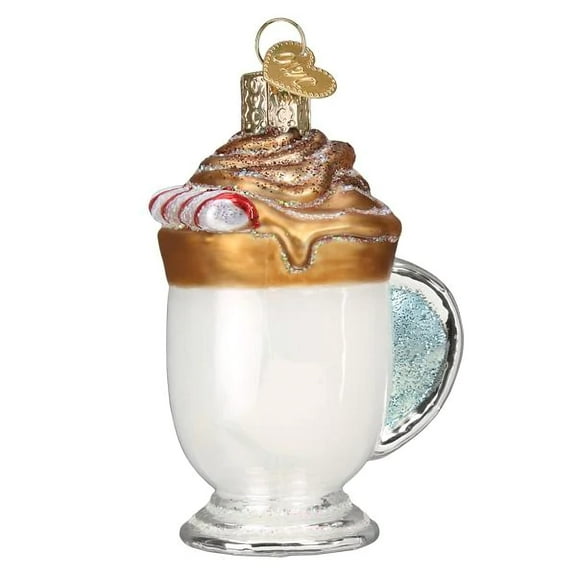 Old World Christmas Ornaments Whipped Coffee Glass Blown Ornaments for Christmas Tree
