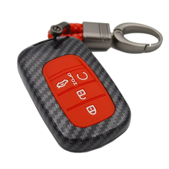 Carbon Key Fob Cover for Honda Civic Accord CR-V HR-V V Pilot SI EX EX-L Touring 2022 to 2025