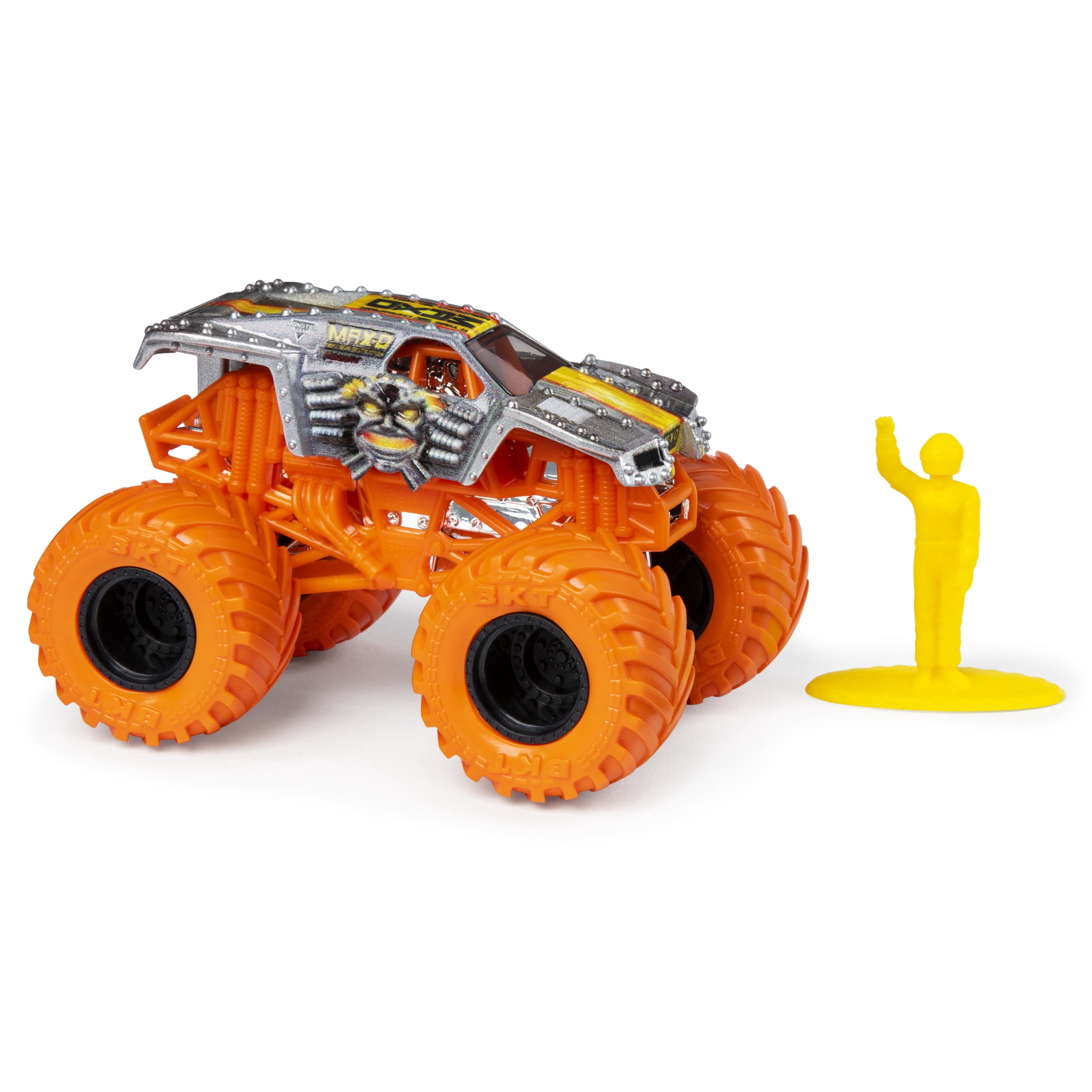 Monster Jam, Official Max D Truck, Die-Cast Vehicle, Nitro Neon Series, 1:64 Scale