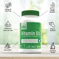 thumbnail image 3 of Vitamin D3 2,000iu (NON-GMO) 365 Softgels in Organic Extra Virgin Olive Oil by Health Thru Nutrition, 3 of 7