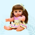 thumbnail image 4 of Bzdzmqm under $5 Talking BabyDoll, Voice Blinking Talking Vinyl Simulation Doll, Soft Rubber BabyToyswith Sound Effects, Kindergarten Early Education Dolls, Interactive Talking BabyDoll 28cm, 4 of 6