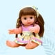 thumbnail image 4 of Muñeca parlante parpadeante con activación por voz | Juguete de simulación de vinilo de goma suave para bebé | Muñeca de aprendizaje para educación temprana en jardín de infantes | Colores rosa, azu, 4 of 5