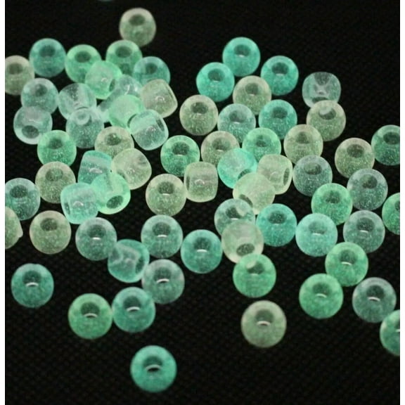 U8MO 1000 Mixed Color UV Glows in the Dark Acrylic Barrel Pony Beads 8X6mm Kids Craft