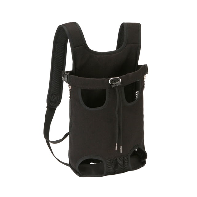 Greeniant Portador para perros, varios tamaños disponibles, hebillas ajustables, pecho frontal, mochila para mascotas, duradera Hábitats y jaulas para animales pequeños negro METRO