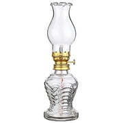 Gongxipen Vintage Kerosene Lamp Glass Lantern for Indoor/Outdoor Use