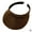 54-58cm coffee, variant on Sun Visor Adjustable Sports Tennis Golf Headband Cap Unisex Cap Mens Hat S2E2