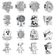 thumbnail image 5 of NEW 925 Sterling Silver Charm Fit Original Bracelet Accessories Women Jewelry White Series Football Snake Dreamcatcher Cross, 5 of 5