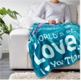 thumbnail image 4 of Best Grandma Blanket Throw from Grandkids | Grandma Gifts | Thoughtful Great Grandmother Gift from Grandchildren | Happy Birthday Gifts for Grandma | Nana Blanket 50×60inch, 4 of 6