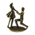 thumbnail image 4 of 2x Figura de Propuesta en Miniatura BLESIY Estatua de Pareja para Hombre de Oficina 2 piezas, 4 of 8