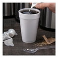thumbnail image 4 of Dart Foam 16 oz White Drink Cups 25/Bag, 40 Bags/Carton, 4 of 4