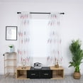 thumbnail image 2 of 1X2m Window Embroidered Short Curtain Blackout Panels Drapes Household (2), 2 of 7