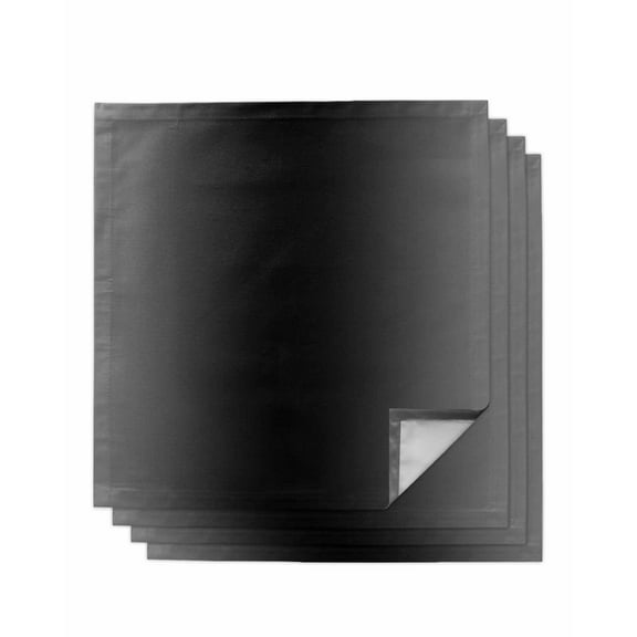 nqOlkjepod Black Grey Ombre Cloth Napkins Set of 4 Reusable Dinner Napkins, Gradient Contemporary Abstract Art Cocktail Napkin Washable Table Napkins for Wedding/Holiday Party/Baby Shower 20"x20"