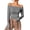 Grey, variant on Womens Off The Shoulder Tops Long Sleeve Basic T Shirts Going Out Cute Fall Fashion 2024