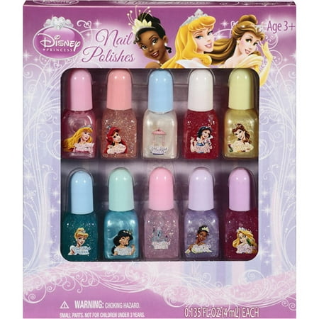 Disney Princess 10-Piece Nail Polish Kit - Walmart.com