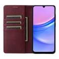 thumbnail image 4 of ELEHOLD Case for Samsung Galaxy A16 5G, RFID Blocking Wallet Phone Case, Shockproof Leather Cover with Kickstand, Magnetic Closure,Winered, 4 of 9