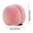 thumbnail image 3 of Realistic Artificial Peaches Fake Fruits, Peach Squishy Decor for Kitchen Cabinet, Lifelike Artificial Fruit That Look Real, Peach Decor Photography Props, 3 of 6