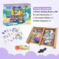 thumbnail image 2 of Dream Girls Friends Juego de construcción de casa de playa, 380 piezas, villa de playa junto al mar, casa de piscina con tobogán, juguetes de construcción, sala de fiestas de vacaciones de verano, kit, 2 of 5