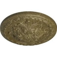 thumbnail image 3 of Ekena Millwork 11 3/8"OD x 2"P Acanthus Ceiling Medallion, Hand-Painted Mississippi Mud Crackle, 3 of 7