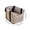 🍒 Beige_New#4736, variant on Waterproof Pet Car Seat Booster Non-Slip Beige Cloth - Back Seat Protection, Safety Belt Opening, PVC Frame, Fits Small Dogs & Cats up to 15 lb