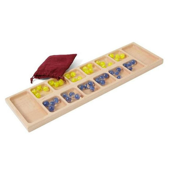 Wooden Mancala Board Game