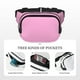 thumbnail image 5 of Fotbe Pink Cangurera Cuadrada con Estampado de Doble Capa, Bolsa de Cintura Ajustable Mini para Hombres y Mujeres, 5 of 9