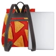 thumbnail image 3 of Easygdp Tortilla chips Mochila de Cuero para Mujeres, Bolso de Hombro, Bolsos de Mano de Moda para Trabajo y Viajes, 3 of 4