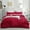 Red, variant on IR Imperial Rooms 2 Piece Duvet Cover Set Soft Microfiber Button Closer Red Color Twin All-Season