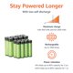thumbnail image 2 of Pilas recargables Amazon Basics AAA 800 mAh x8 + AA 2000 mAh x8, 2 of 6