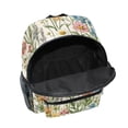 thumbnail image 6 of FORMRS School Backpack with Front Zippered Pocket 12" Student Travel Daypack, Colorful Wildflowers, 6 of 6