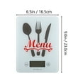 thumbnail image 2 of AURARMLET 1Pack Home Electronic Scale Portable Lightweight Kitchen Gadget for Cooking Enthusiasts and Diet Monitoring, 2 of 8