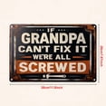 thumbnail image 3 of Metal Sign 8x12 Inch Rust-Proof Aluminum Wall Decor with "If Can't We're All Screwed" Text Art for Indoor Outdoor Home, 3 of 5
