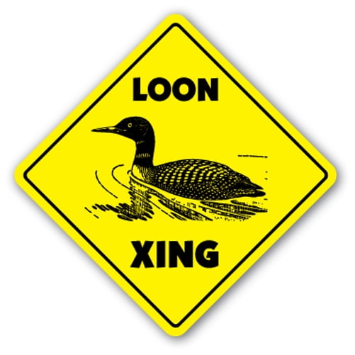 Loon Crossing [3 Pack] of Vinyl Decal Stickers |for Laptop Car