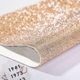 thumbnail image 4 of CSChome Self-adhesive Ribbon Self-adhesive Faux Crystal Rhinestones Needlework Hot Fix Chain Sticker Ribbon DIY Gift Wrapping Package Party Decoration, 4 of 7