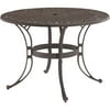 Biscayne Round Outdoor Dining Table-Finish:Rust Bronze