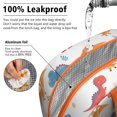 thumbnail image 5 of Womens White Cartoon Dinosaurs Pterosaurs Pattern Lunch Box for Work,Insulated Lunch Bag for Women,Loncheras Para Mujer,Leakproof Adult Lunch Bag for Work,Beach,Travel,Picnic,Camping, 5 of 7