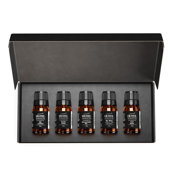 Set de regalo de aceite difusor de hotel AirScent Inspired Scents, 10 ml