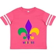 thumbnail image 3 of Inktastic Mardi Gras Fleur De Lis Girls Toddler T-Shirt, 3 of 5