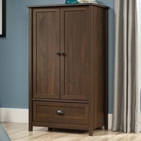 UPC 042666002370 product image for Sauder County Line Armoire in Rum Walnut | upcitemdb.com