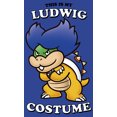 thumbnail image 2 of Junior's Nintendo This is my Ludwig Costume  Graphic Tee Royal Blue Small, 2 of 3