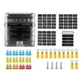 thumbnail image 3 of Fuse Box Fuse Block Fuse Box Holder 6 Way Fuse Block 6-Way 12V-24V Car Power Distribution Blade Fuse Holder Box Terminal Circuit With Fuses, 3 of 8