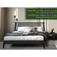 thumbnail image 3 of Acacia Kaylin Solid wood bed frame & Nightstand - King - Black Ristretto, 3 of 4