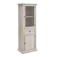 thumbnail image 6 of Xukmct Single Glass Door Tall Storage Cabinet with Drawer and Inner Shelves, Wood Sideboard Cabinet for Living Room, Kitchen, Dining Room, Office, Gray, 6 of 9
