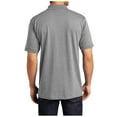 thumbnail image 3 of Yellow Rooster Mens Tall Core Blend Jersey Knit Polo Athletic Heather XLT, 3 of 4