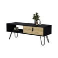 thumbnail image 6 of FM FURNITURE Kimball Coffee Table with Drawer and Hairpin Legs, 6 of 6