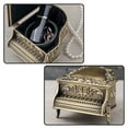 thumbnail image 3 of unbranded Vintage Metálica Con De Piano Y Rosa Para Almacenamiento Y, 3 of 7