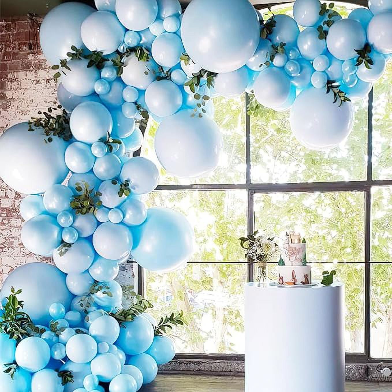 PartyWoo Dusty Blue Balloons, 100 pcs 12 Inch Boho Blue Balloons, Slate  Blue Balloons for Balloon Garland or Balloon Arch as Party Decorations,  Birthday Decorations, Baby Shower Decorations, Blue-F16 
