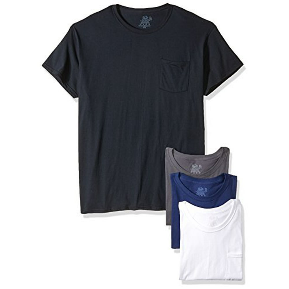Fruit of the Loom - Fruit Of The Loom Men's Pocket Crew Neck T-Shirt ...