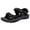 Black, variant on Men's Sandals Sporty Beach Footwear Summer Outdoor Two Way Activity Sandals and Slippers for Men