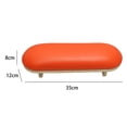 thumbnail image 4 of Juego de alfombrillas para decoración de uñas, reposamanos de escritorio para uso comercial en el hogar. Naranja, 4 of 9