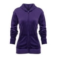 thumbnail image 6 of LELINTA Women's Velour Tracksuits Hoodie Running Jogger Shirt, Plus Size S-2XL (Only Top), 6 of 6